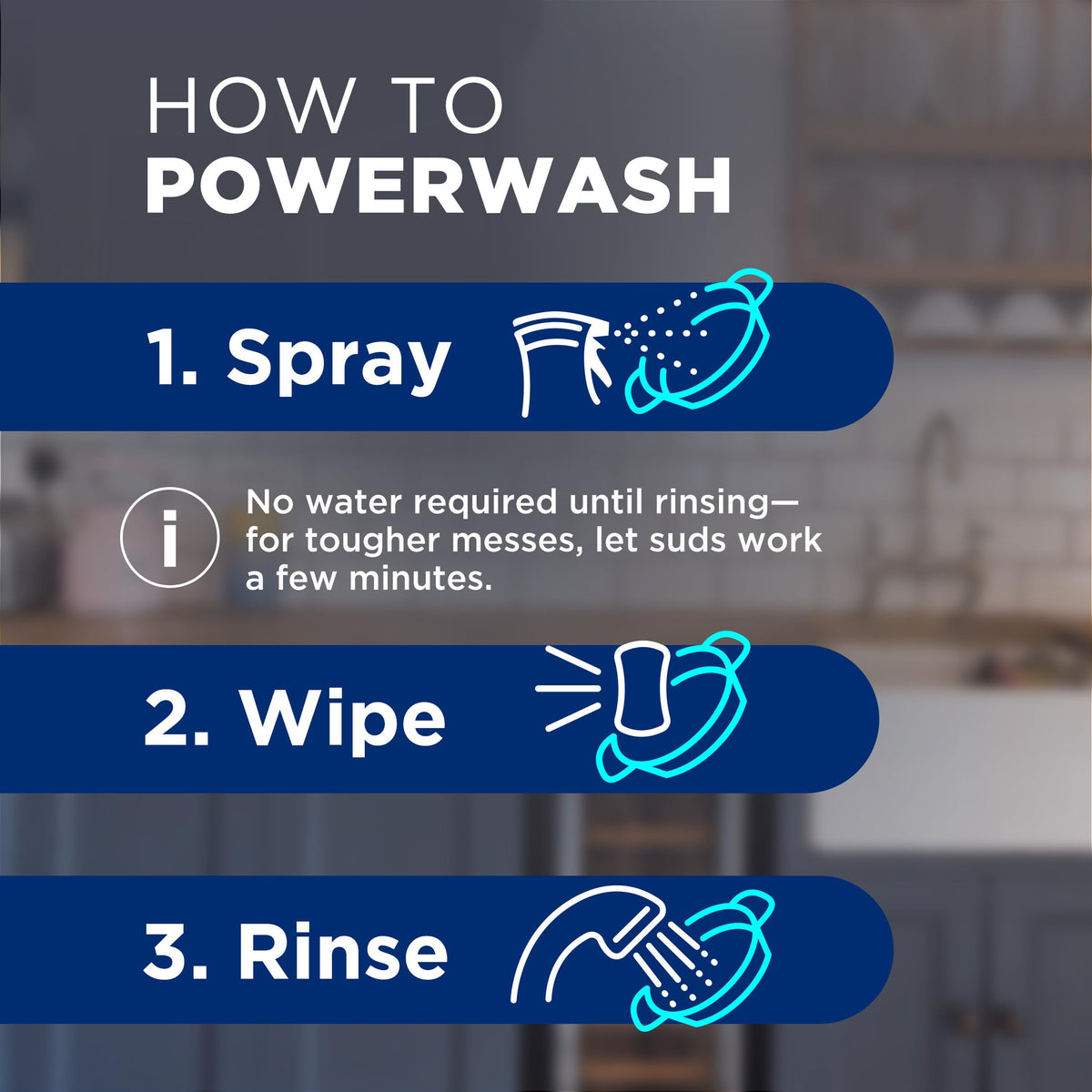 Ultra Free & Clear Powerwash Dish Spray Soap, Pear Scent, 16-oz. - 65732