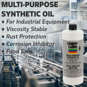 Super Lube 51004 Synthetic Oil with PTFE, High Viscosity, 4 oz Bottle