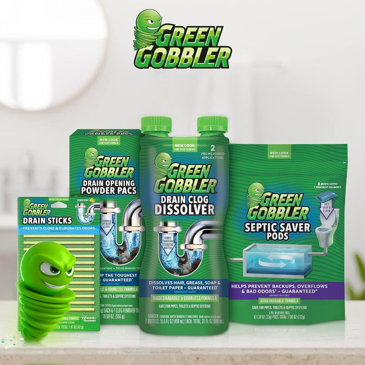 Green Gobbler Septic Saver Pods, 6 Capsules (222g)