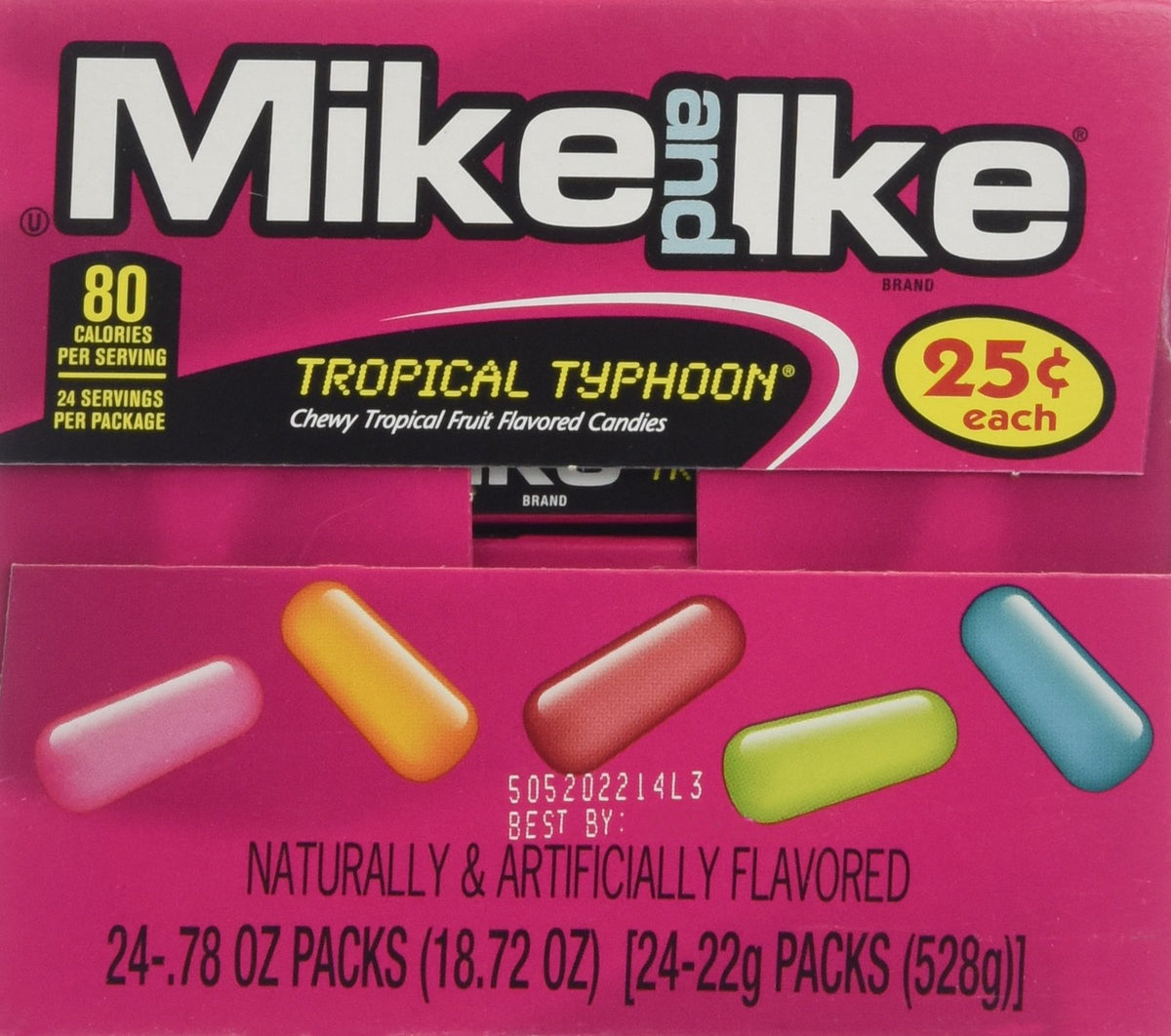 Mike and Ike Tropical Typhoon 24 boxes