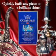Goddard's Chiffon de Polissage Argent - Pas de frottement ou de Polissage nécessaire. 1 Pack Bleu