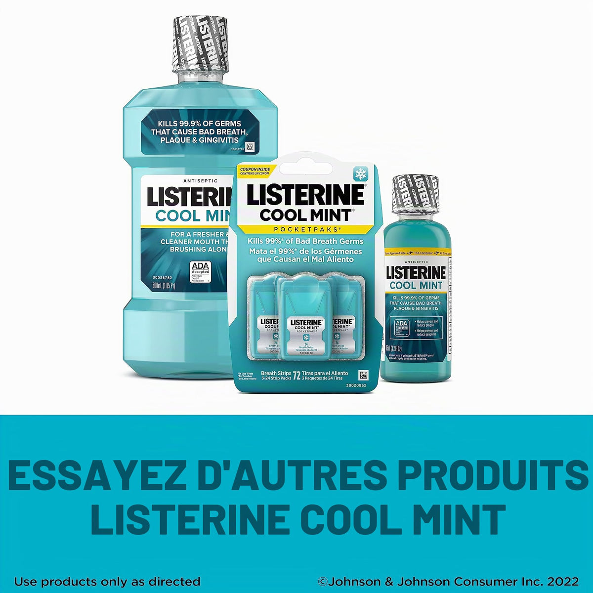 Listerine PocketPaks, Cool Mint - 24 strips