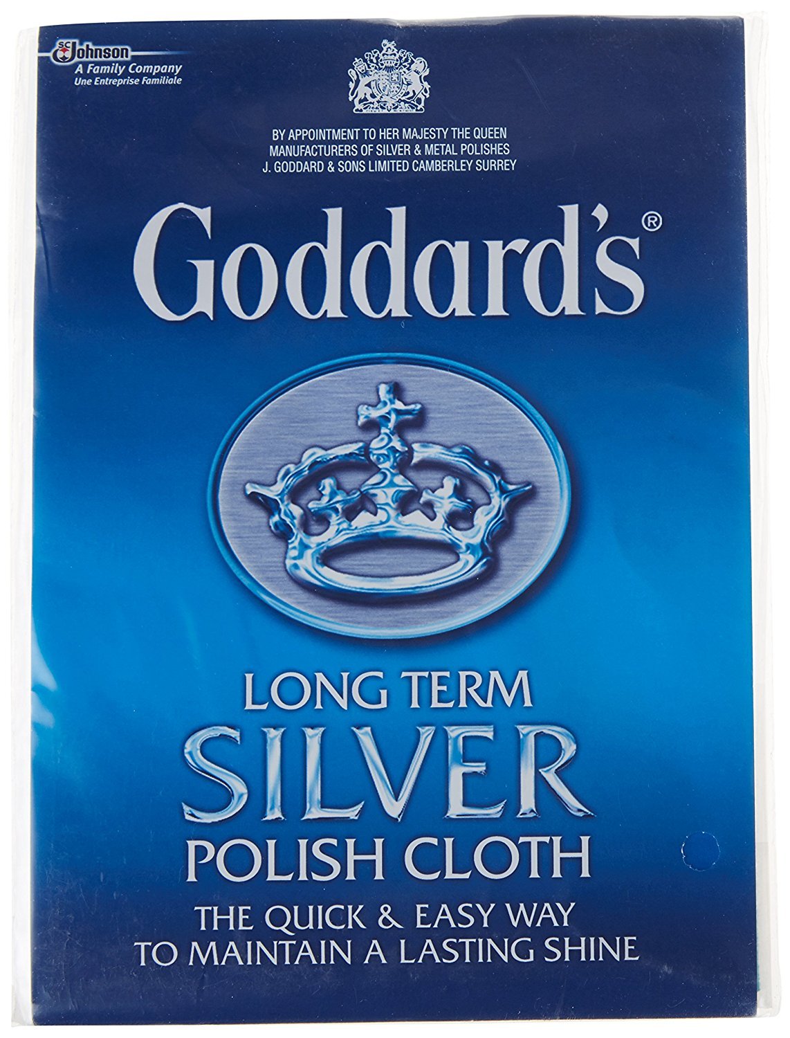 Goddards Lot de 6 chiffons argentés à long terme