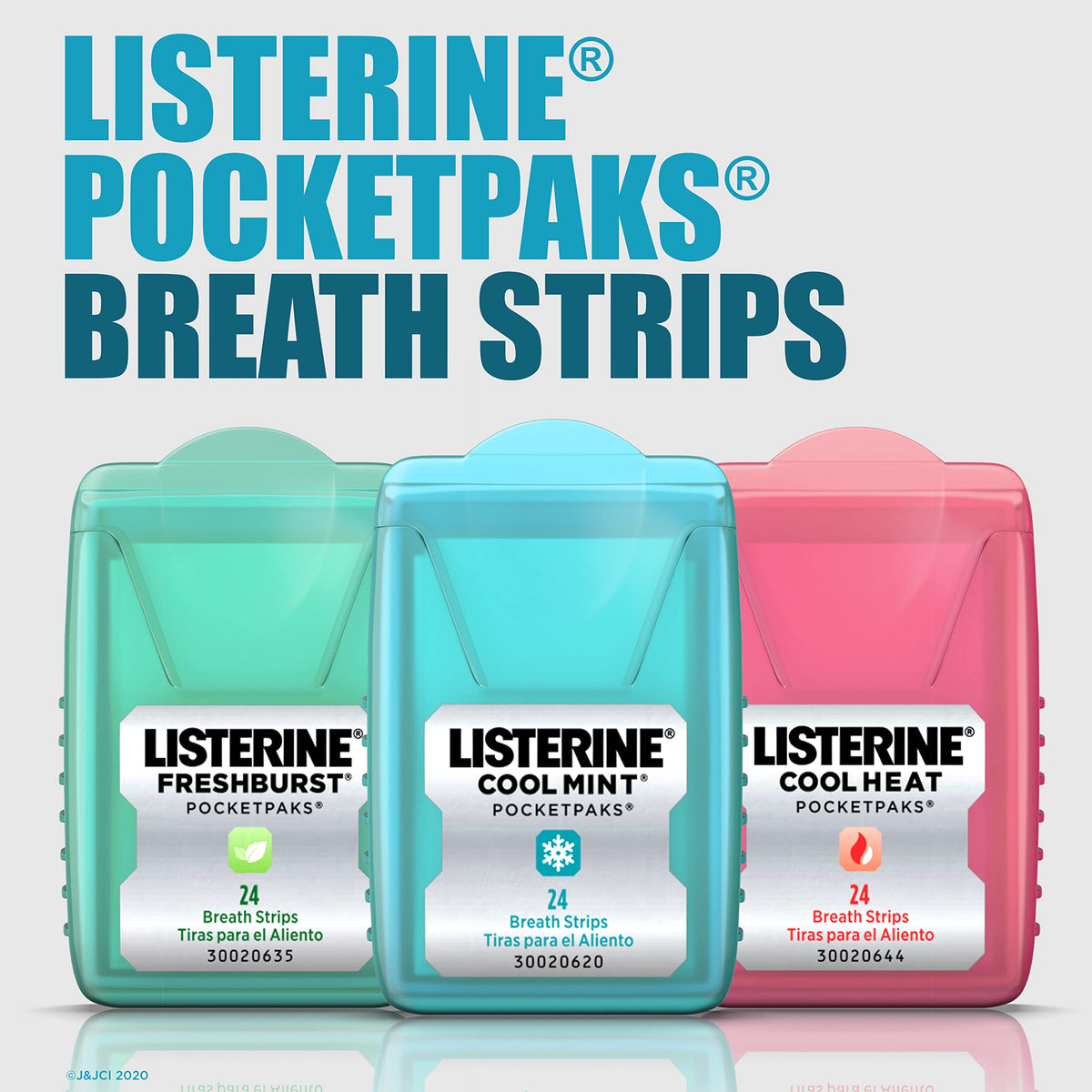 Listerine Pocketpaks Fresh Burst Breath Strips, 72