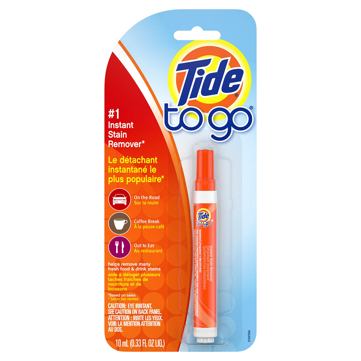 Tide 01870 CT to Go Détachant Pen, stylo de 9,6 gram (boîte de 6)