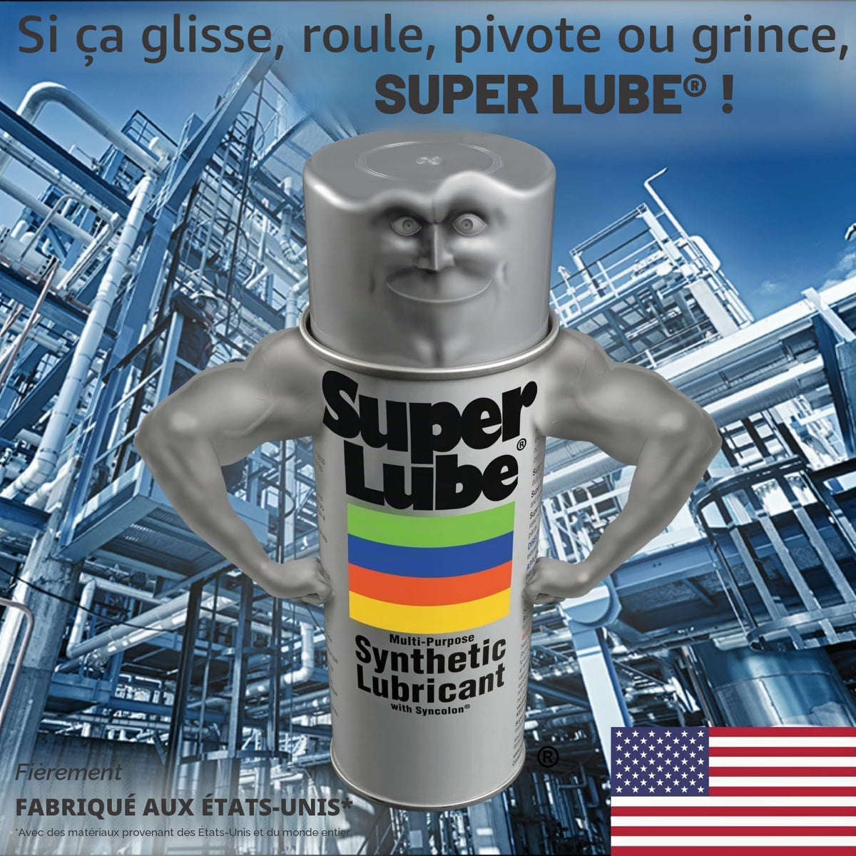 Super Lubrifiant 52004 Huile synthétique sans PTFE, flacon de 113,4 gram