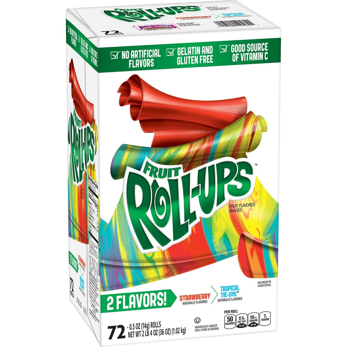 Fruit Roll-ups Blastin' Berry Hot Colors (72 ct.)