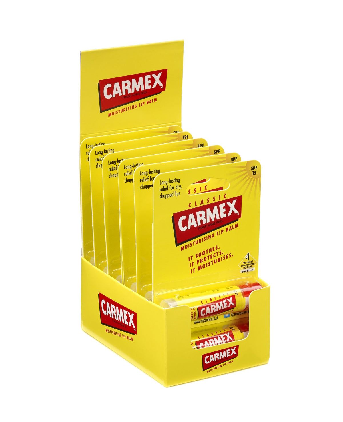 Carmex Classic Click Stick Lot de 12 bâtonnets 4,25 g