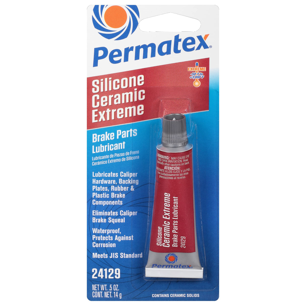 Permatex 24129 0,5 g Coque en silicone en céramique Extreme Frein pièces Lubrifiant