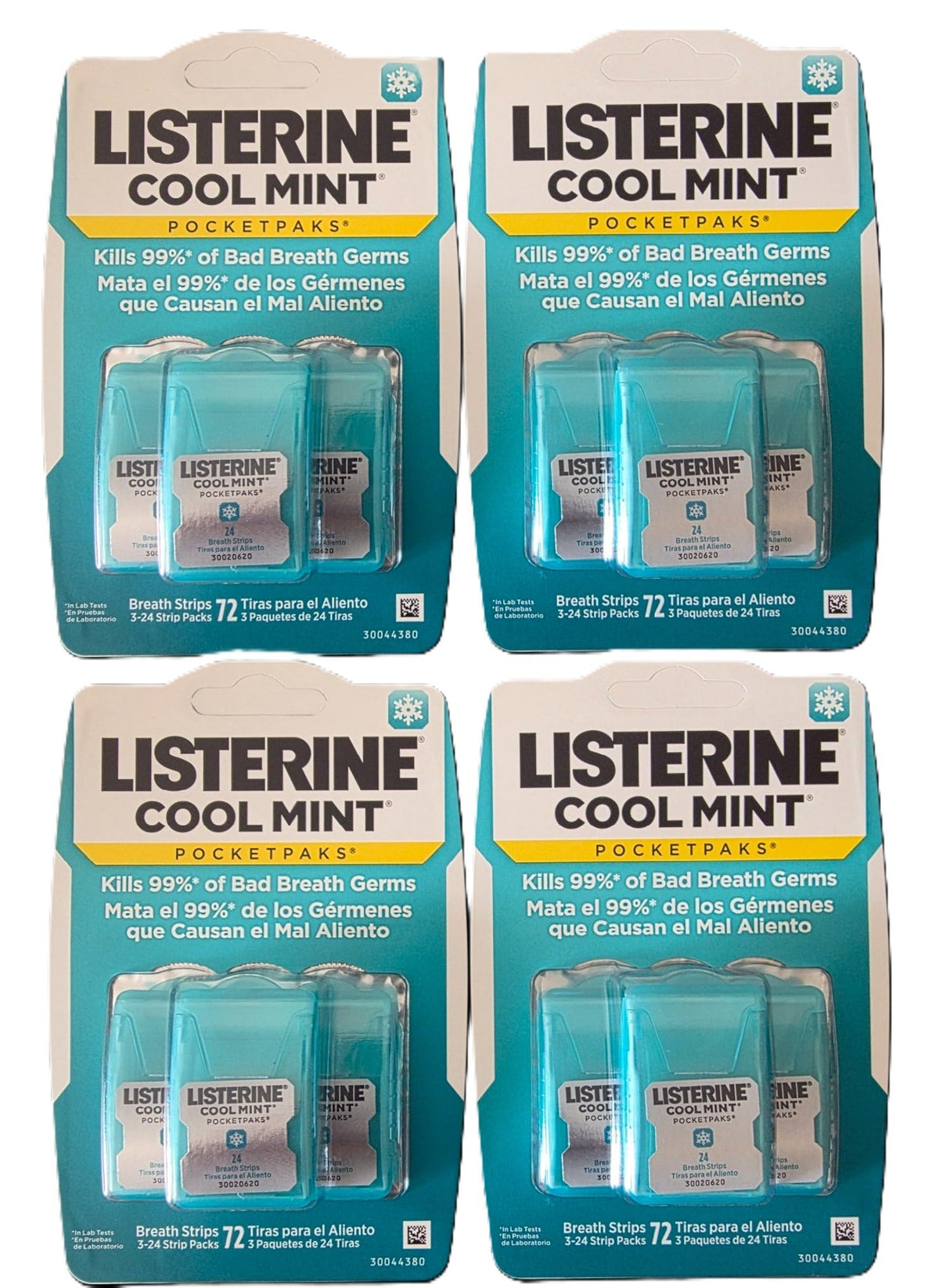 Listerine PocketPaks, Cool Mint, 24 bandes (lot de 12) Listerine
