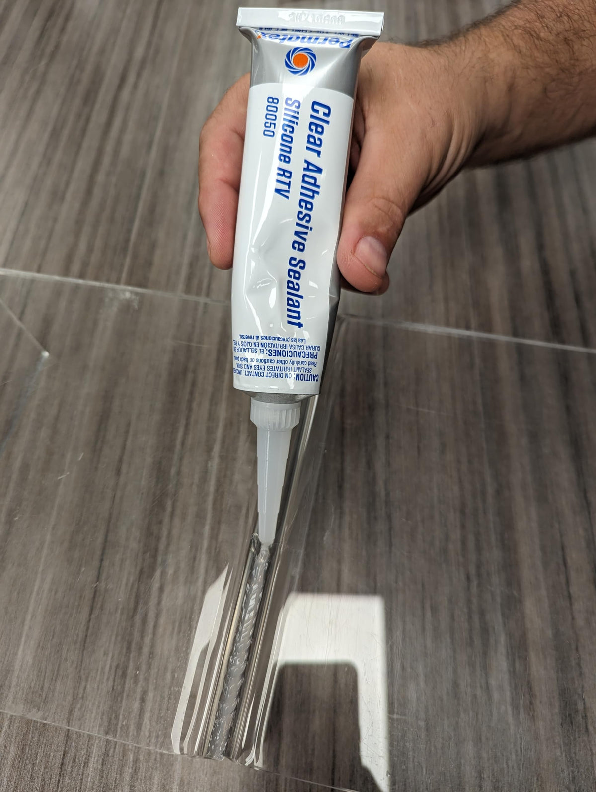 Permatex 80050 Mastic adhésif en Silicone Transparent RTV 85 g