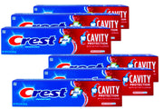 Crest Cavity Plus Protection Toothpaste, Regular, 8.2 Oz (Pack of 6) by Crest (English Manual)