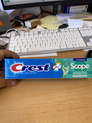 Crest Plus Scope Lot de 3 dentifrice blanchissant Menthe