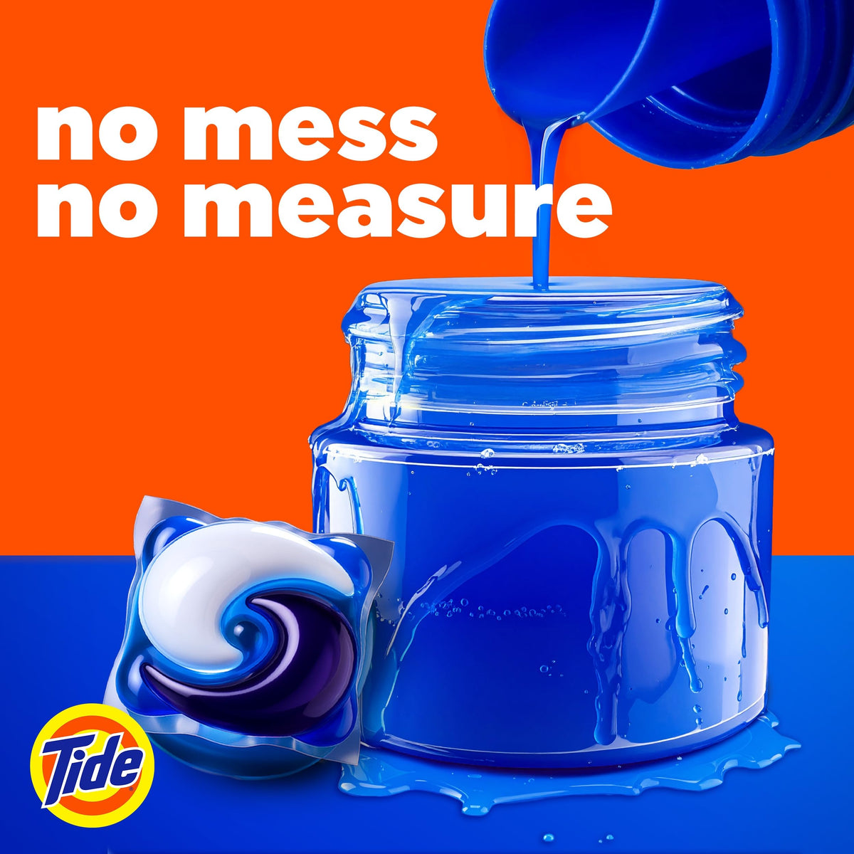 Tide PODS Lot de 42 sachets de détergent liquide