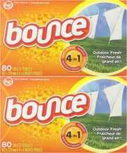 Bounce d'adoucissant Feuilles, extérieur, Parfum frais