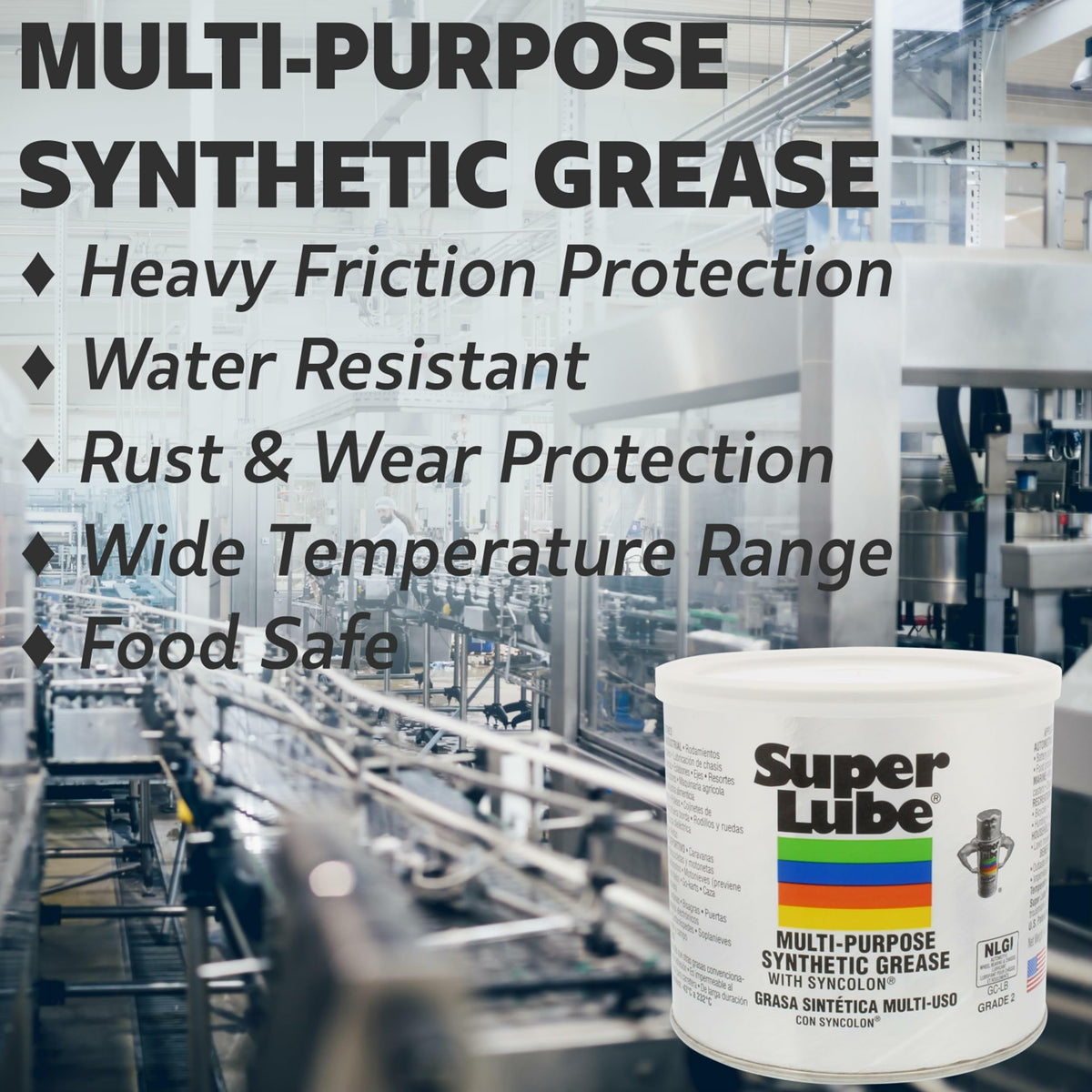 Super Lube 21030 Synthetic Grease (NLGI 2), tube de 3 oz par Super Lube