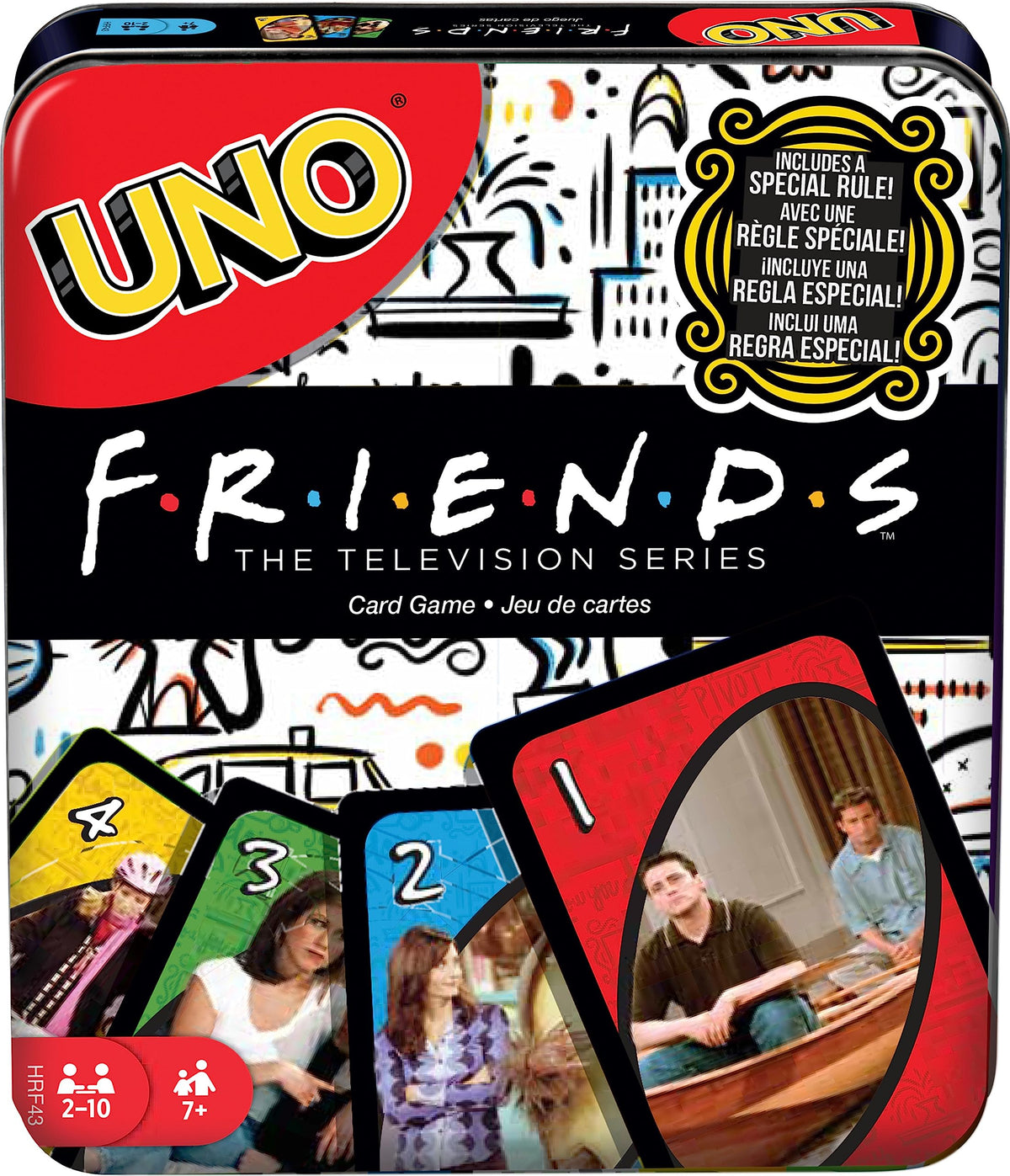 Mattel Games UNO All Wild Jeu de cartes pour soirée en famille