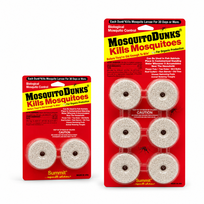 Summit Mosquito Dunks® – Biological Mosquito Larvae Control
