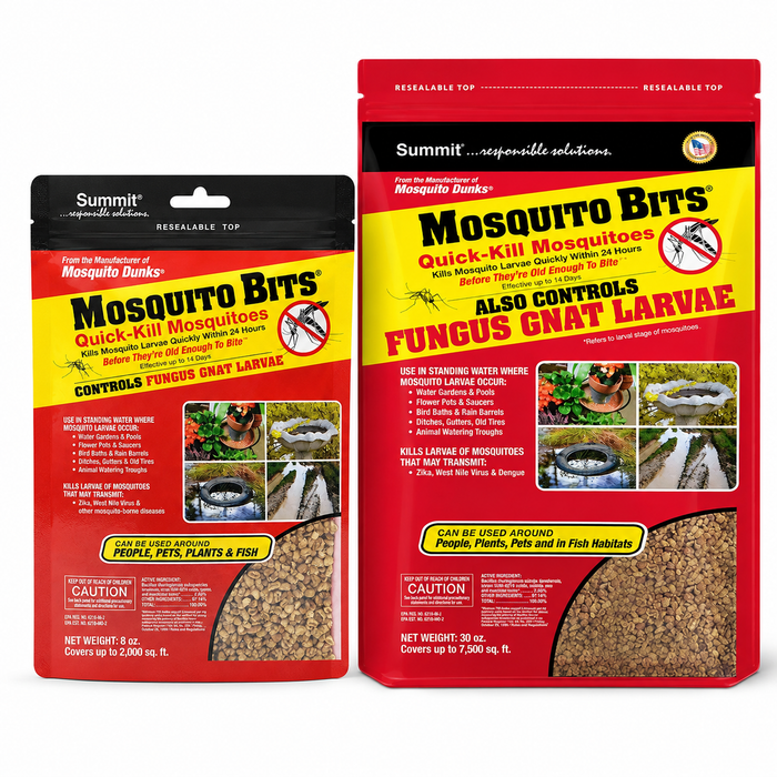 Summit Mosquito Bits® – Biological Mosquito Larvae & Fungus Gnat Control